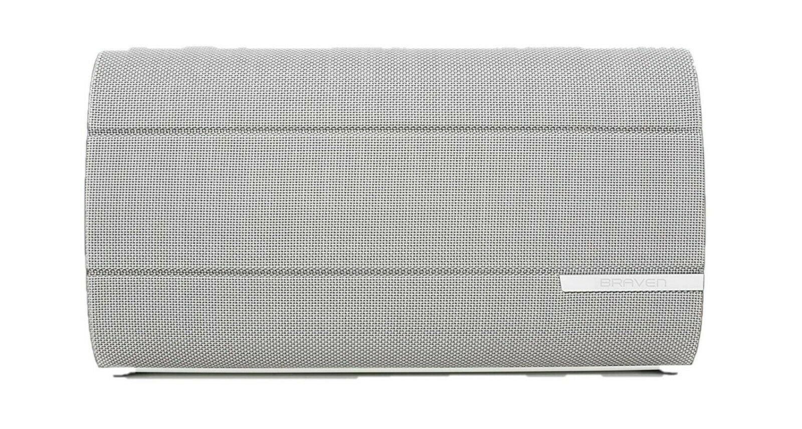 Bank Power 8800mAh 2300 Bluetooth Wireless NEW Speaker Braven B2300BSD WHITE/GRAY HD Stereo