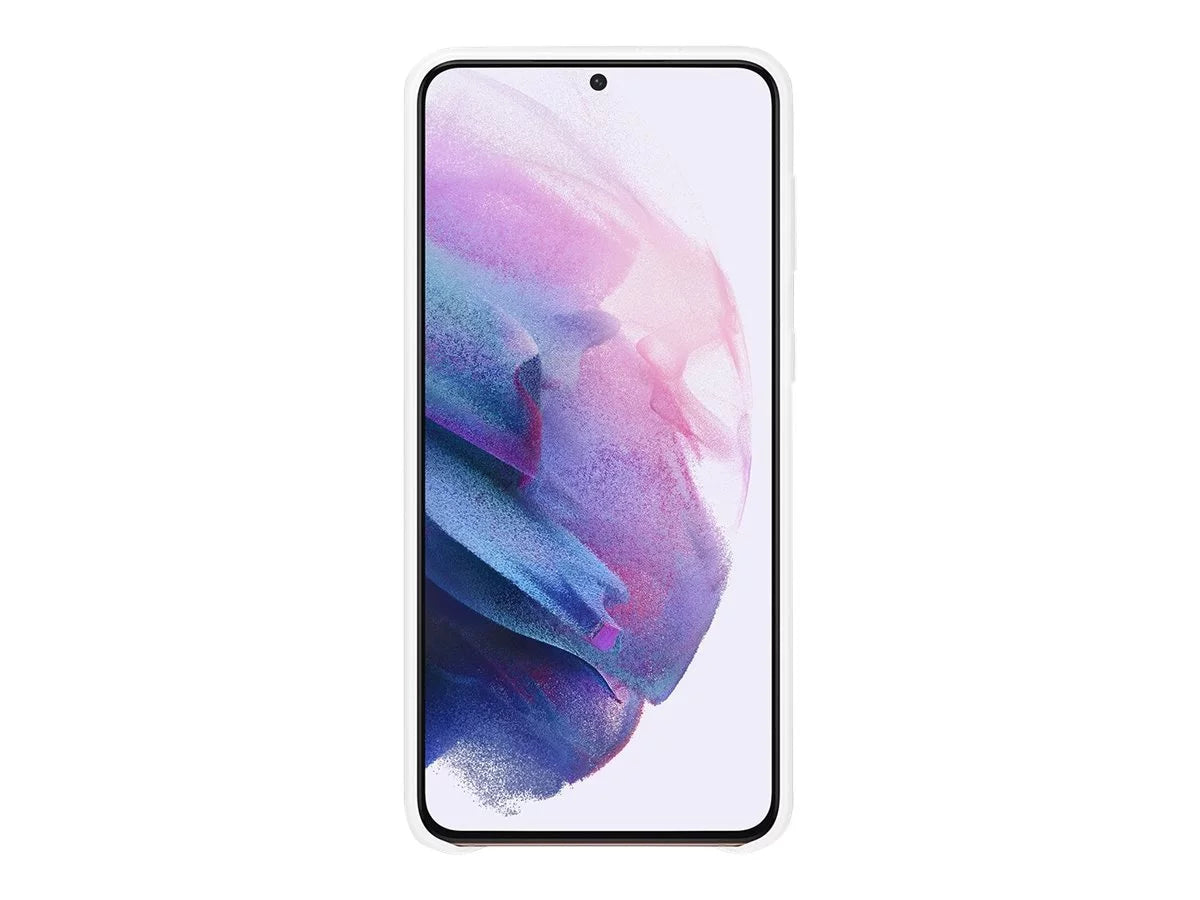 S21+ 5G - Samsung Galaxy White S21+ Back Samsung LED Cover and for