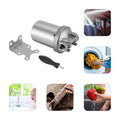 Stainless Inlet and Bracket Wrench Filter Filter Shell Steel Stainless Filter Steel inch with Housing Duty Shell Heavy Outlet Silver 3/4 Pin Water Filter Water and 5 inch NPT Water Miumaeov