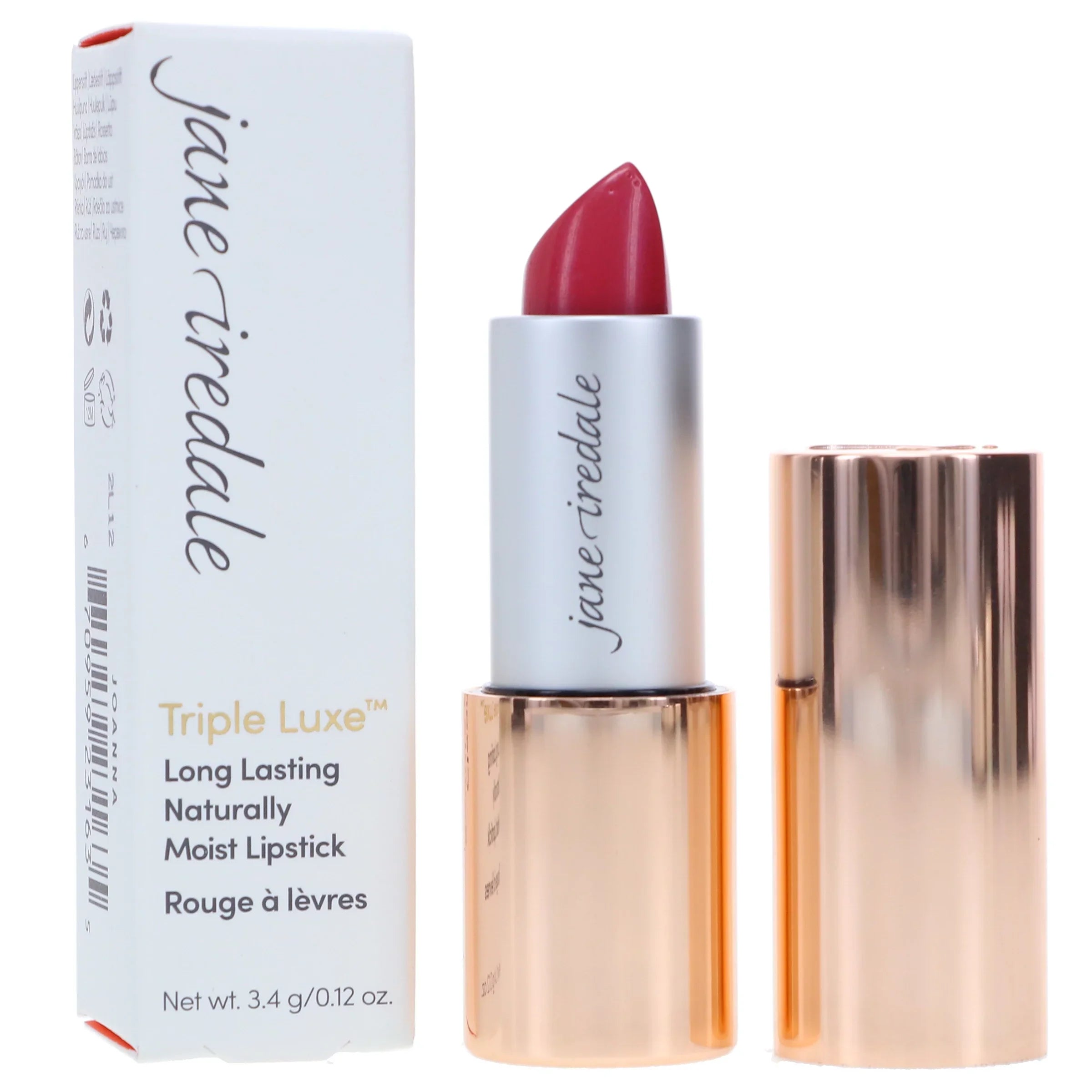 Naturally Megan Triple jane Lipstick Moist Long iredale Lasting 0.12 oz Luxe