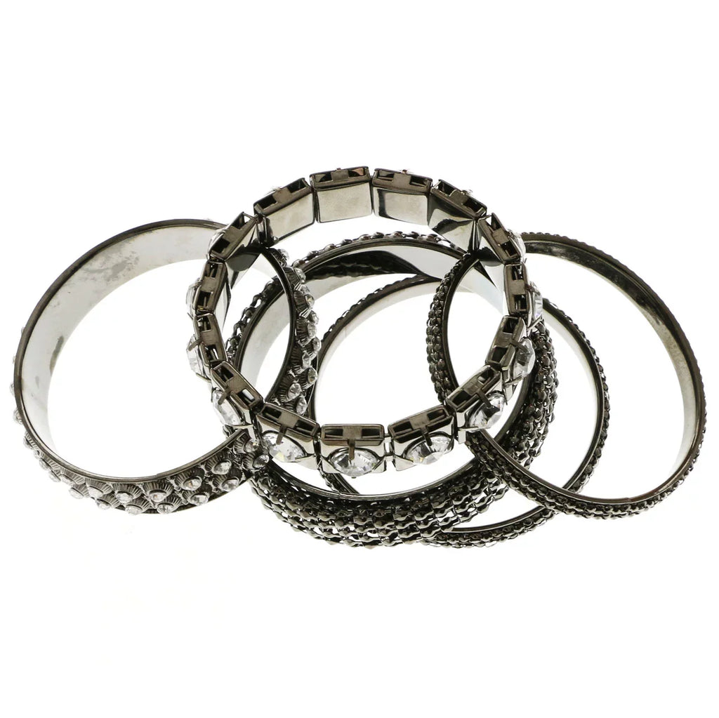 Lyons Set Erica Dark-Silver Bracelet Designer