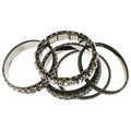 Lyons Set Erica Dark-Silver Bracelet Designer