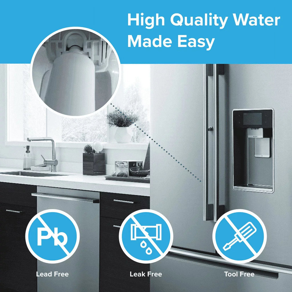 Compatible LT1000PCS, Brio Filter Pack Water With Replacement LGLT1000P, Refrigerator LT-1000PC 3 LT1000PC,