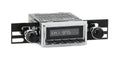 Porsche Bluetooth, Chrome AM/FM Bezel HCB-M2-127-36-76P RetroRadio 1950-65 with with Features Compatible Include 356 USB,