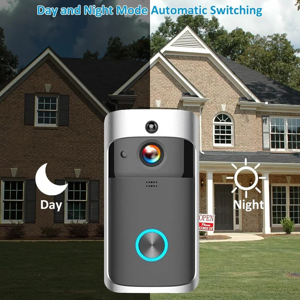 Detection Wireless Motion Visual Video Security Doorbell Intercom Vision Camera WiFi Camera Bell Night Smart Home Doorbell Door
