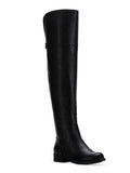 Toe Cushioned 8.5 WC STONE Zipper SUN Gore Resistant Shoes Womens Slip Accent Dress Black Round Boots Allicce M