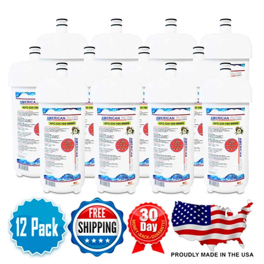 '- Water 12 AFC-CH-104-9000S , AFC , Brand Filters in Compatible AP500 # Model with Made , Cuno® U.S.A. - Filters