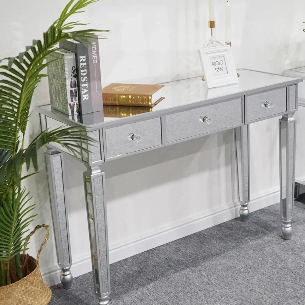Console Table Drawers Dressing Mirror Table Table Three