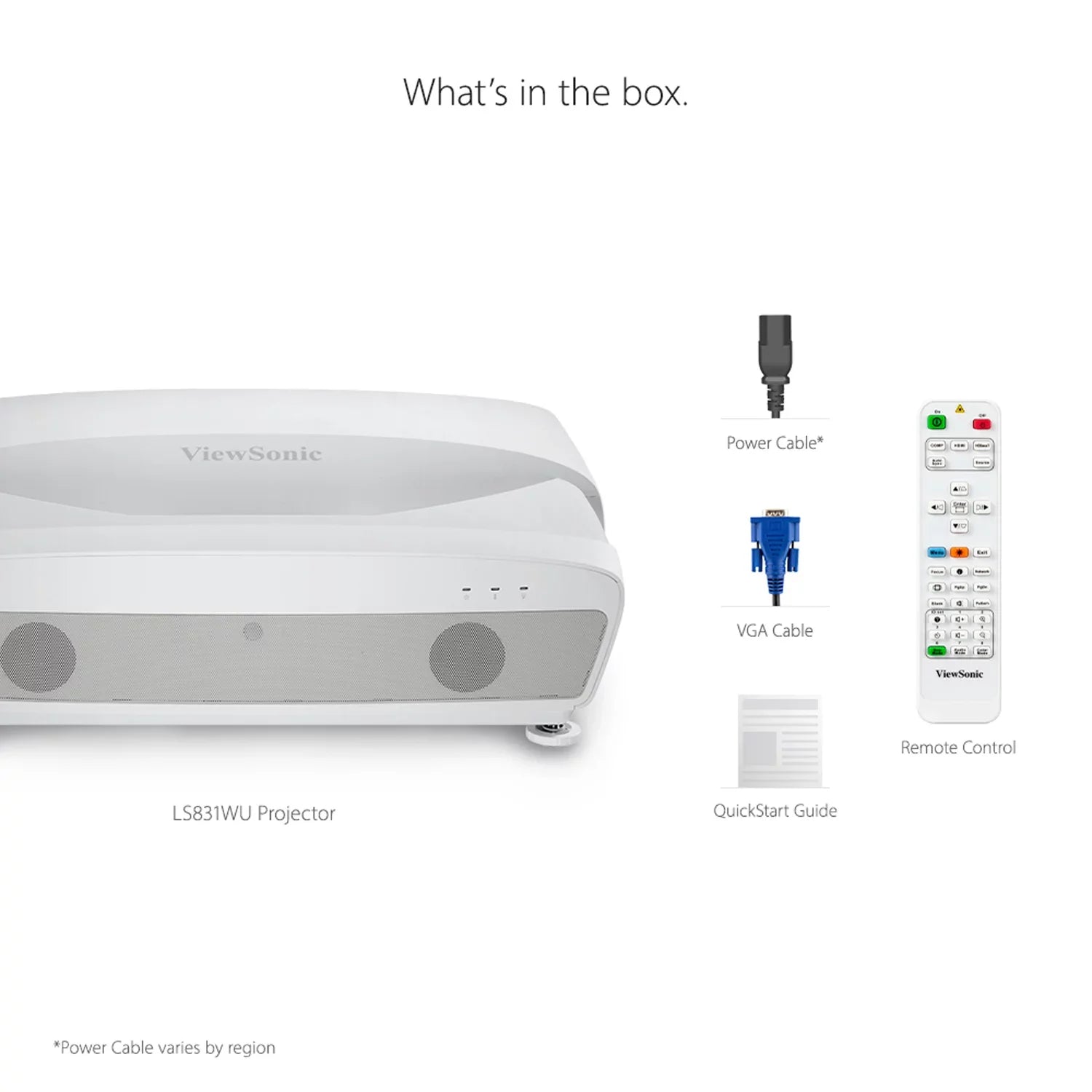 HV Corner Education 4 4500 ViewSonic for Settings with and Lumens LS831WU Business Ultra Keystoning, Throw Projector Short Adjustment and WUXGA
