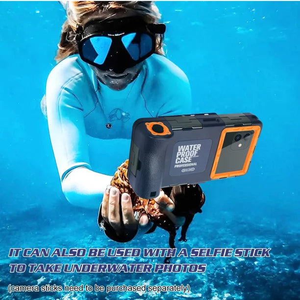 Video 6.9 Protective Surfing Waterproof LCD Professional Housing for Lanyard Diving Phones Panasonic with [15m/50ft] I4 Underwater Photo UrbanX Inch Case Up Snorkeling And all to Swimming Eluga