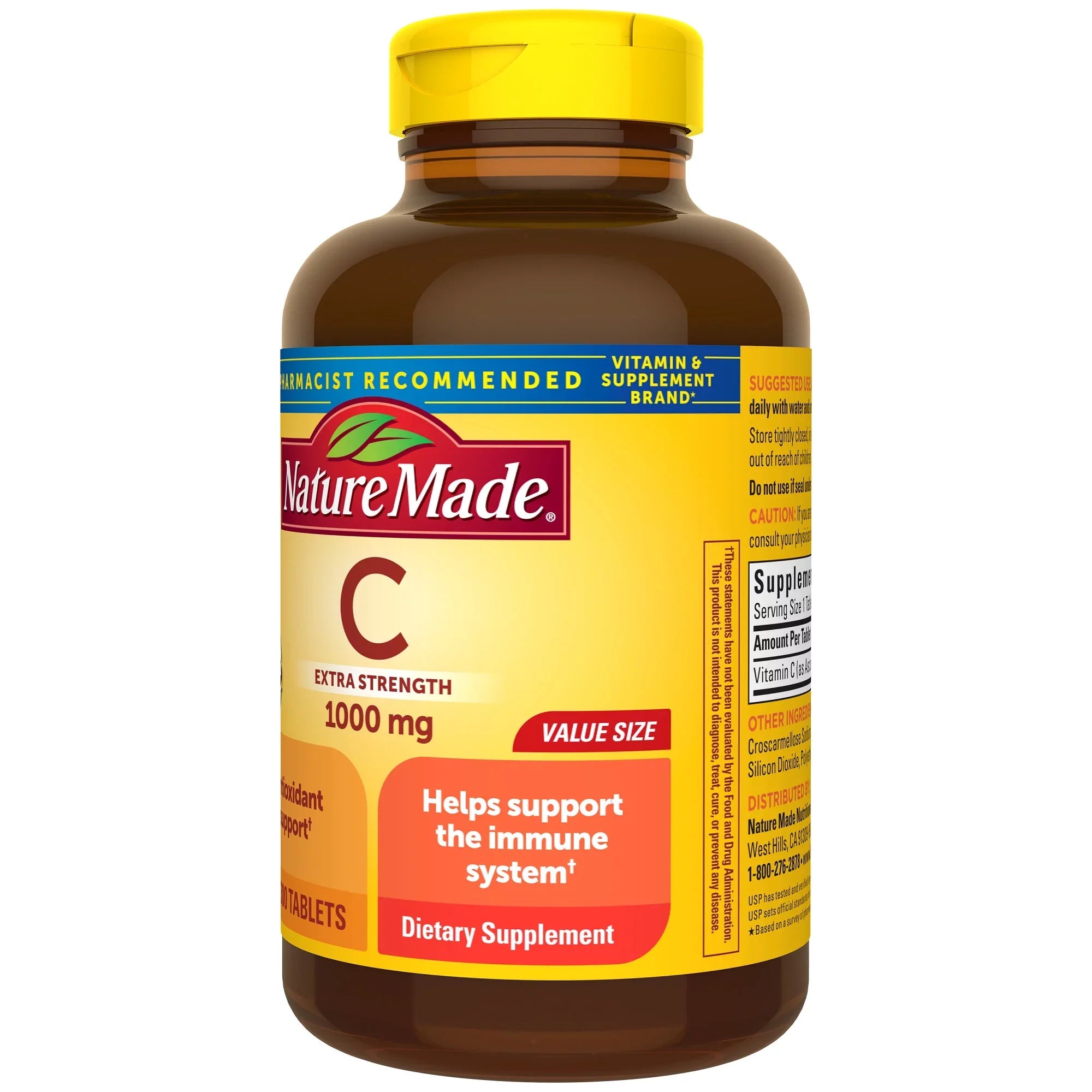 Tablets, 300 C Count Extra Strength 1000 Dietary Nature Made mg Supplement, Vitamin