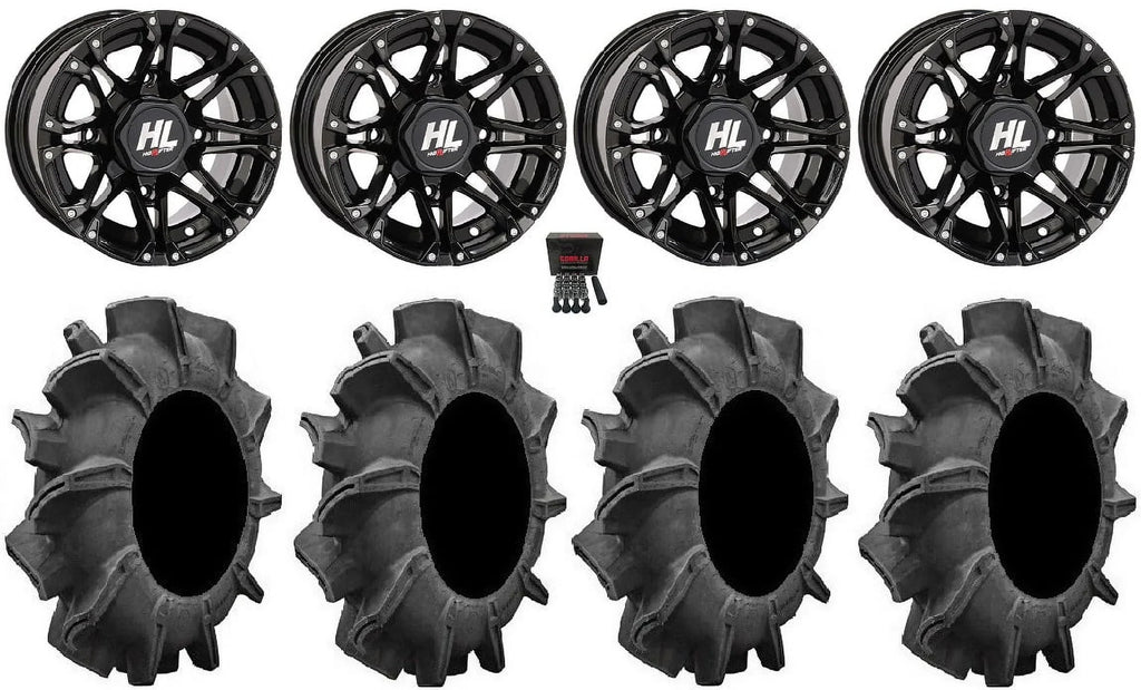 Teryx Lifter HL3 High Black Wheels 14" Kawasaki 29.5" Tires Mule Assassinator