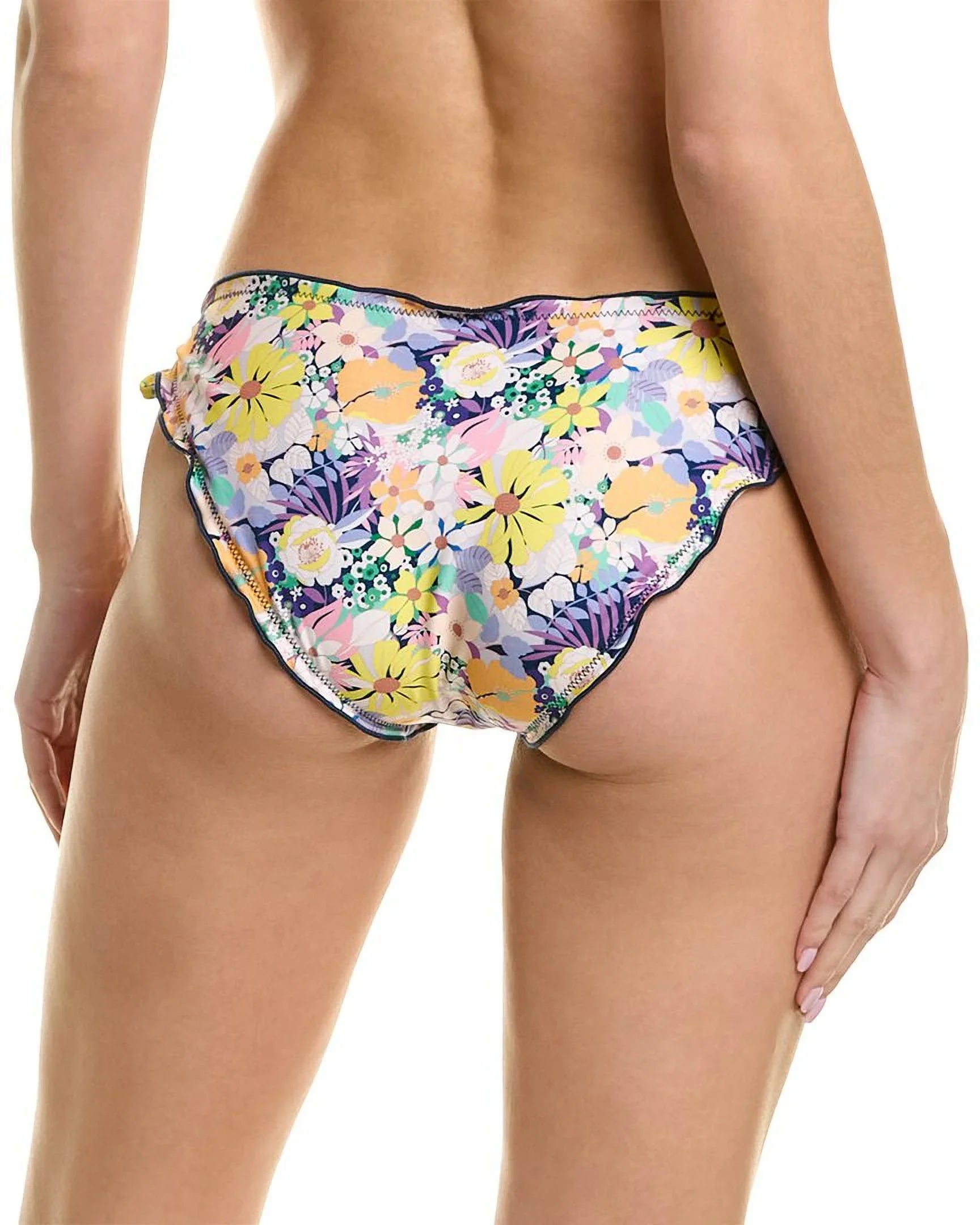 Bikini Yellow womens Shoshanna Lettuce Bottom, String XS,