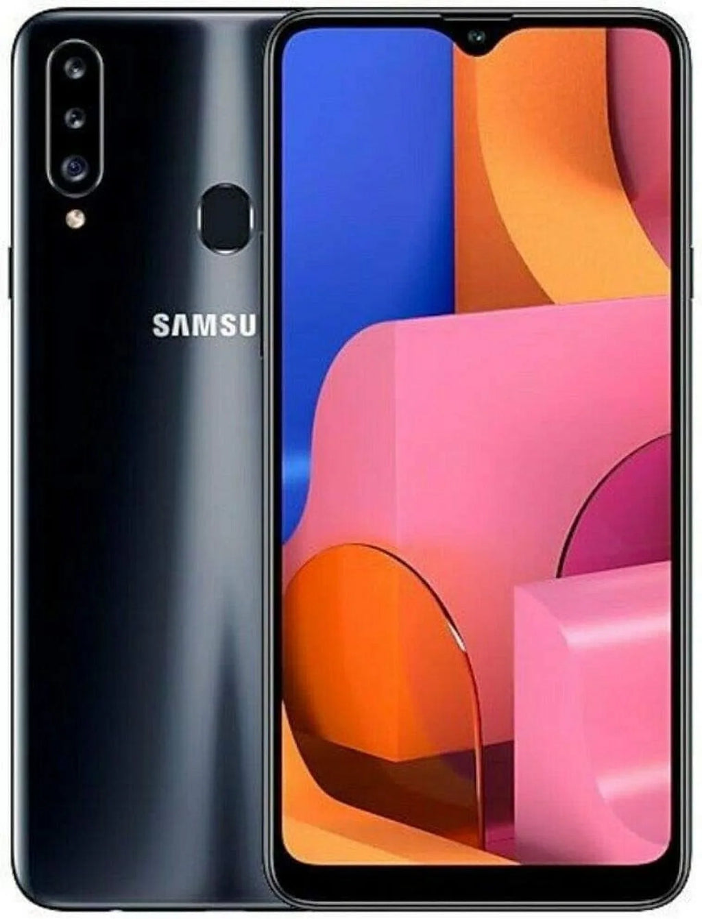 Open - Black Box Galaxy A20s GSM DUOS Phone Unlocked 32GB Samsung A207M