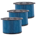 Dry Replacement & 3-4.5 RIDGID 3 Portable Vacuums Filter 26643 Gallon VF3500 Part Fine Wet with 3-Layer Dust Cartridge Pack Compatible