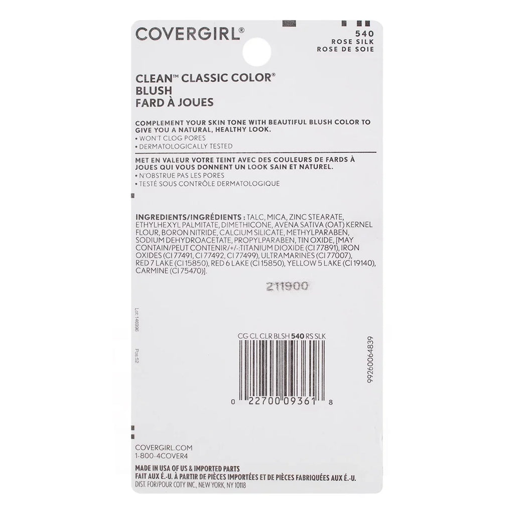3) Blush, 0.3 Silk Rose [540], Classic Color of (Pack CoverGirl oz