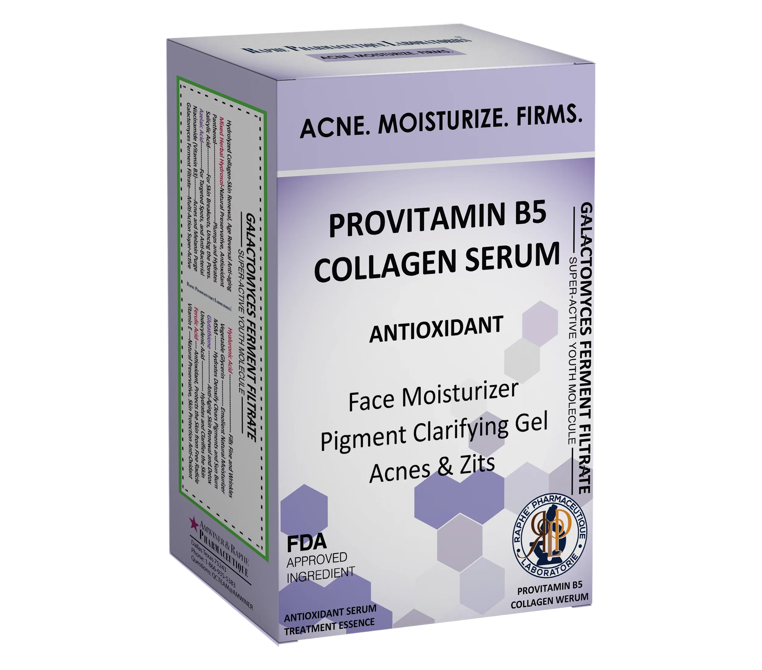 1 in Spots Pack Lift Acnes 2 of Serum Firm A 2 and Antioxidant Remover Moisturizer