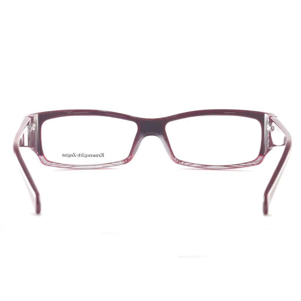 Women's 9M8 Ermenegildo Eyeglasses VZ3536 Rectangle Red Zegna 135 14 55