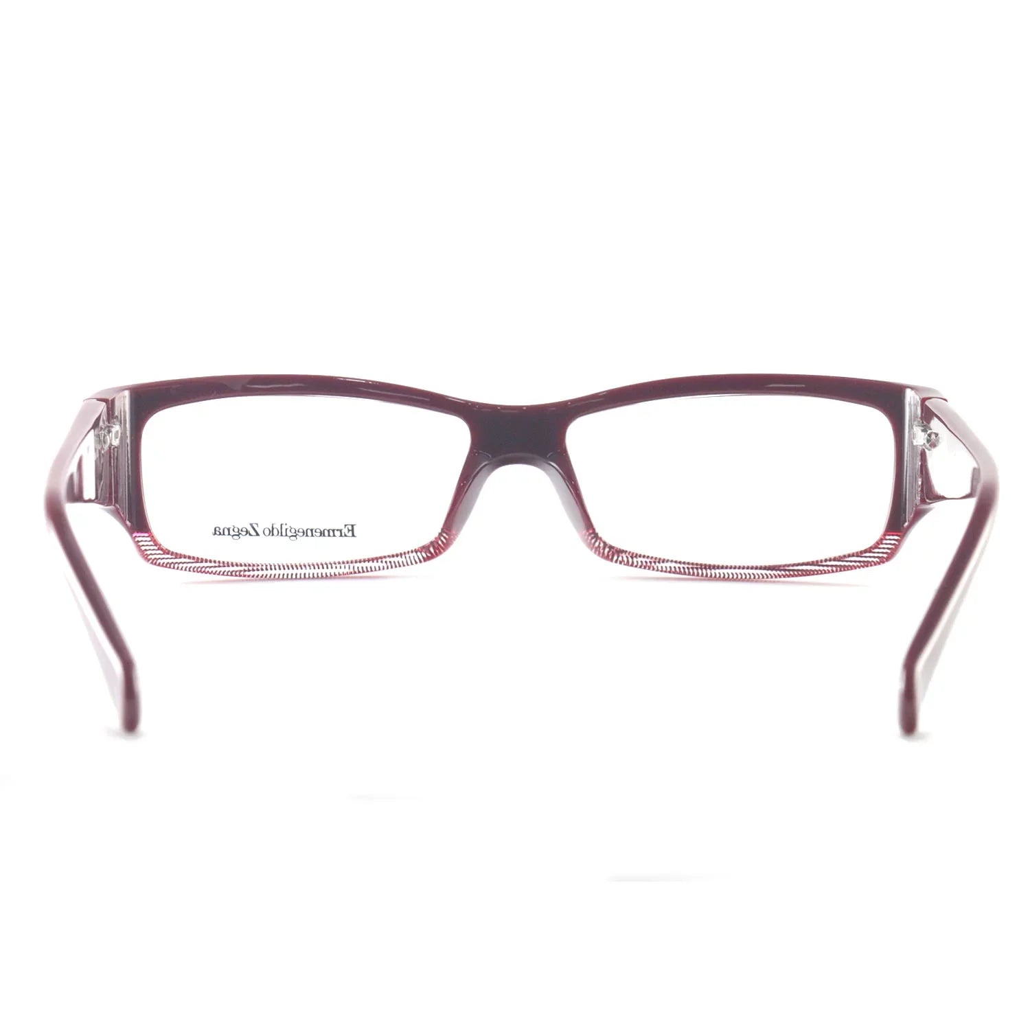 Women's 9M8 Ermenegildo Eyeglasses VZ3536 Rectangle Red Zegna 135 14 55