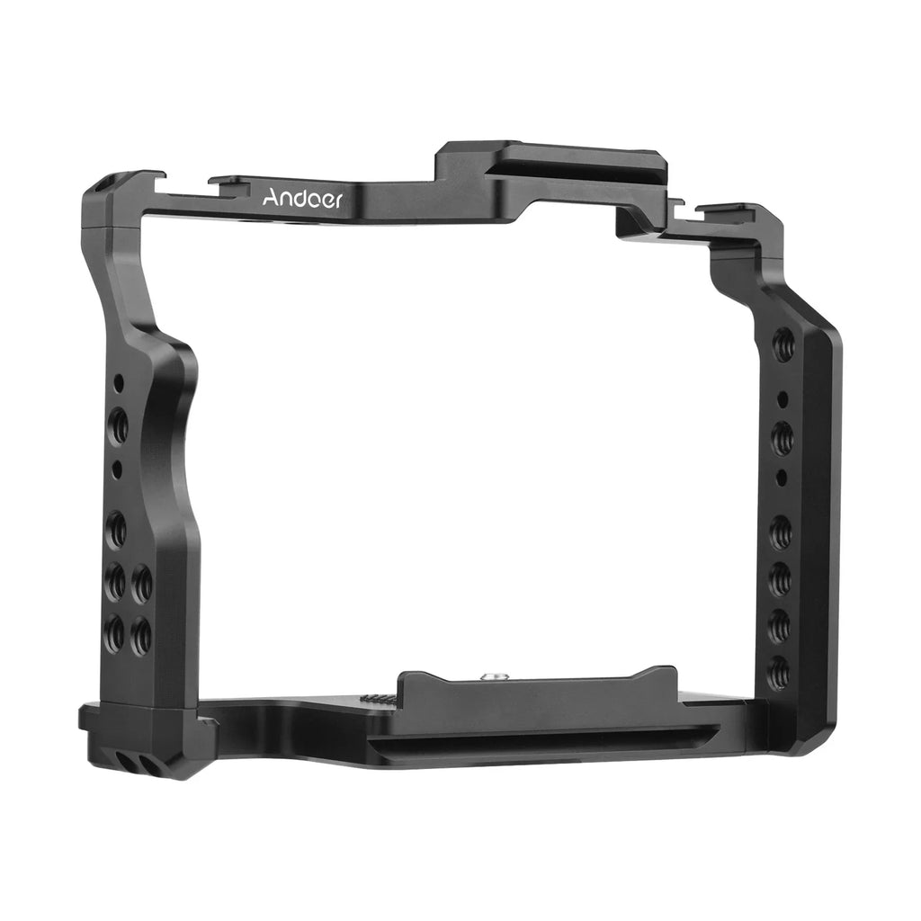 Shoe 1/4 for Video II/ Threads Cage Aluminum A7R A7III/ Camera A7II/ A7IV/ Replacement Cage III/ A7R Mounts Sony Inch II with A7S Cold Alloy Numerous Dual