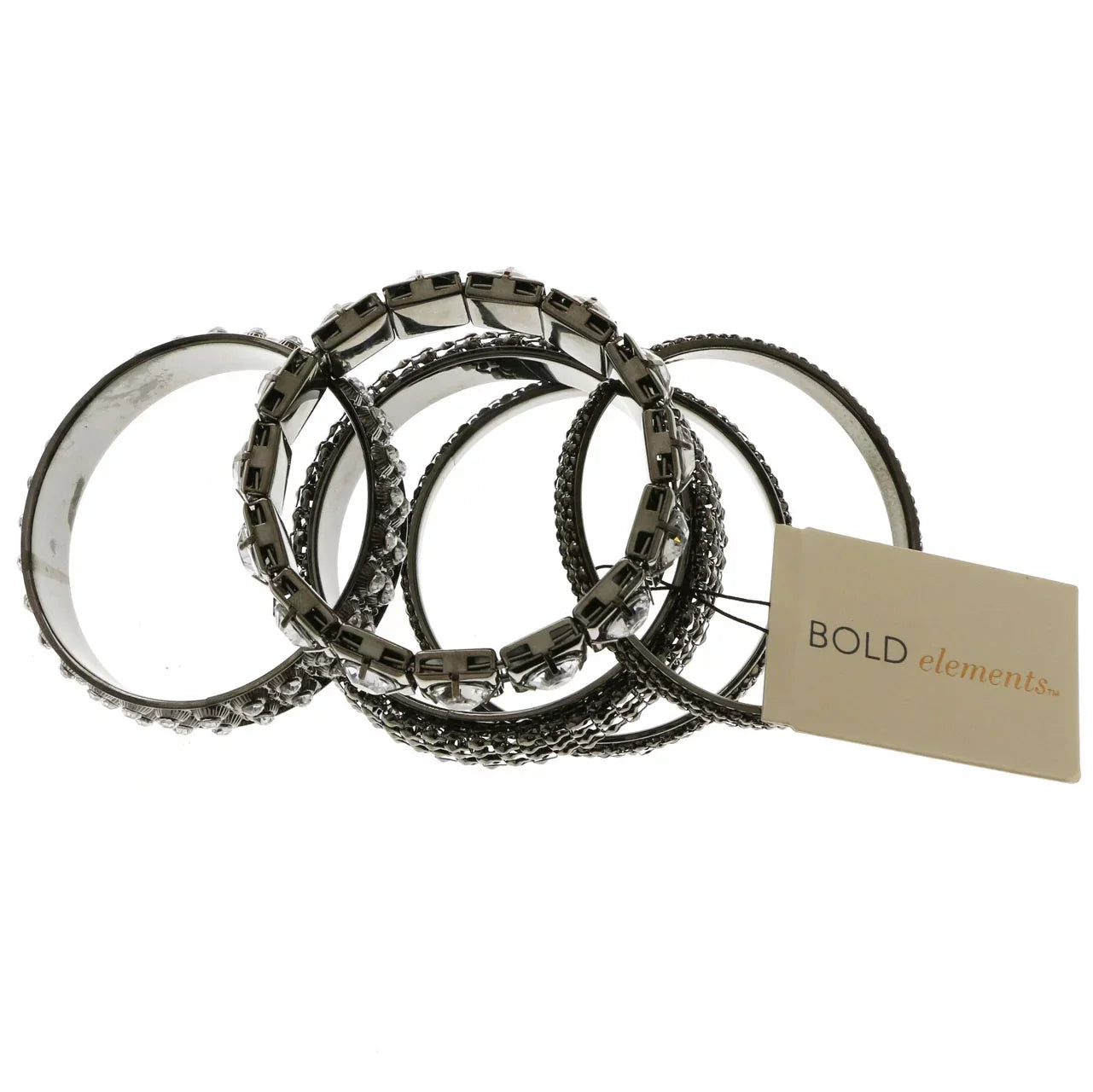 Lyons Set Erica Dark-Silver Bracelet Designer