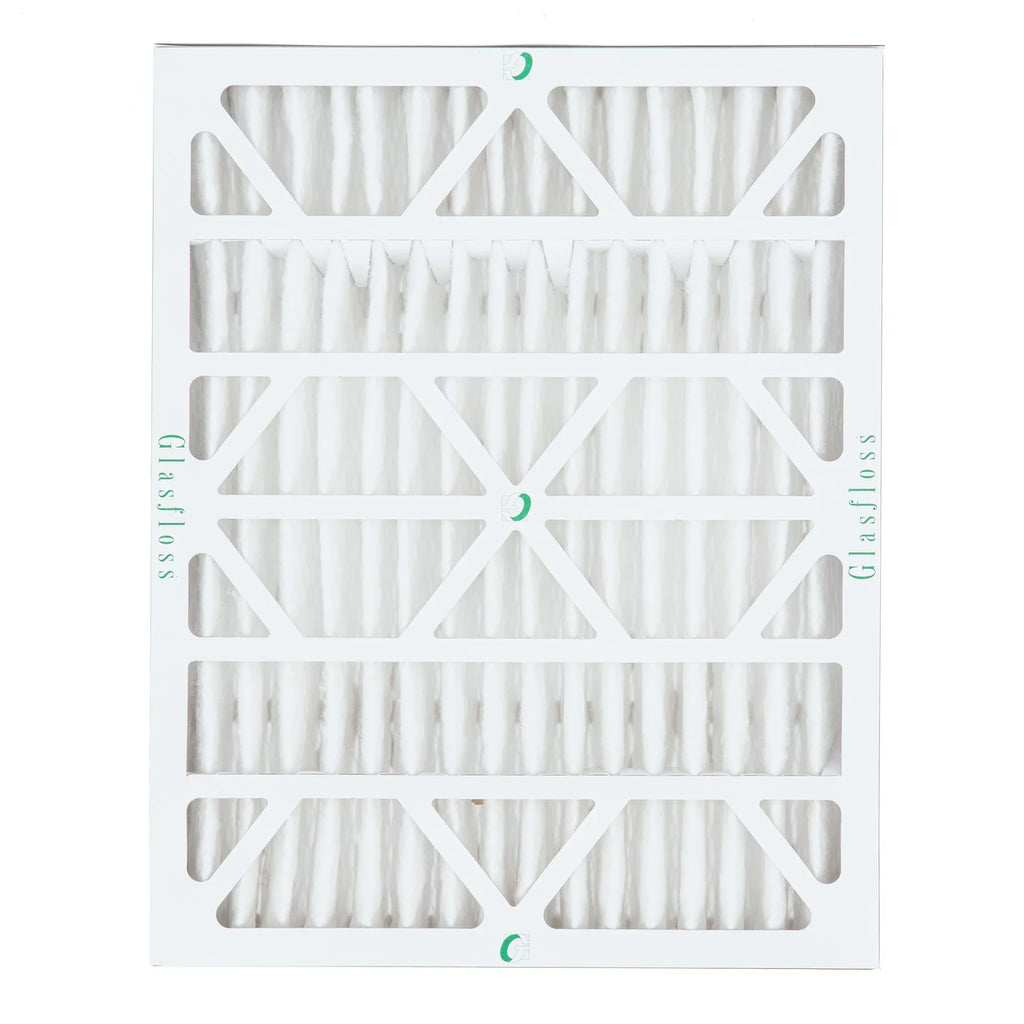 x Inch 4" Pleated 19-3/8 Actual Size: 23-3/8 Pack Air Filters Glasfloss. 10 by MERV 6 of x 20x24x4 3-3/4