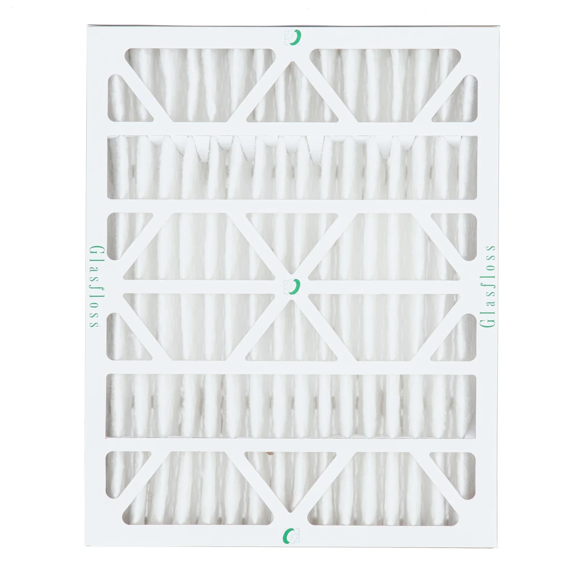 x Inch 4" Pleated 19-3/8 Actual Size: 23-3/8 Pack Air Filters Glasfloss. 10 by MERV 6 of x 20x24x4 3-3/4