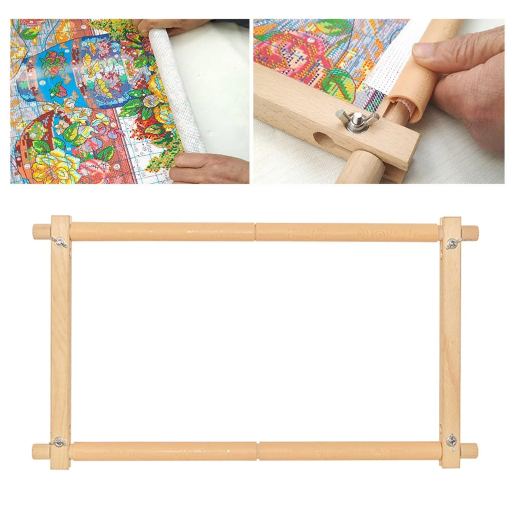 Tapestry Quilting Embroidery 1X Stitch Holder Cross Hoop Frame Scroll