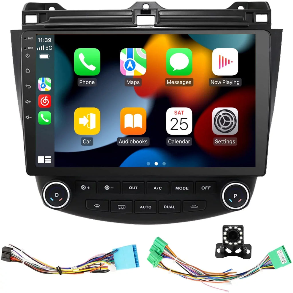 Accord Binize Honda Auto for Stereo 2004 CarPlay&Android Android10 Inch 2007 2003 10 Featuring Car 2006 7th 2005