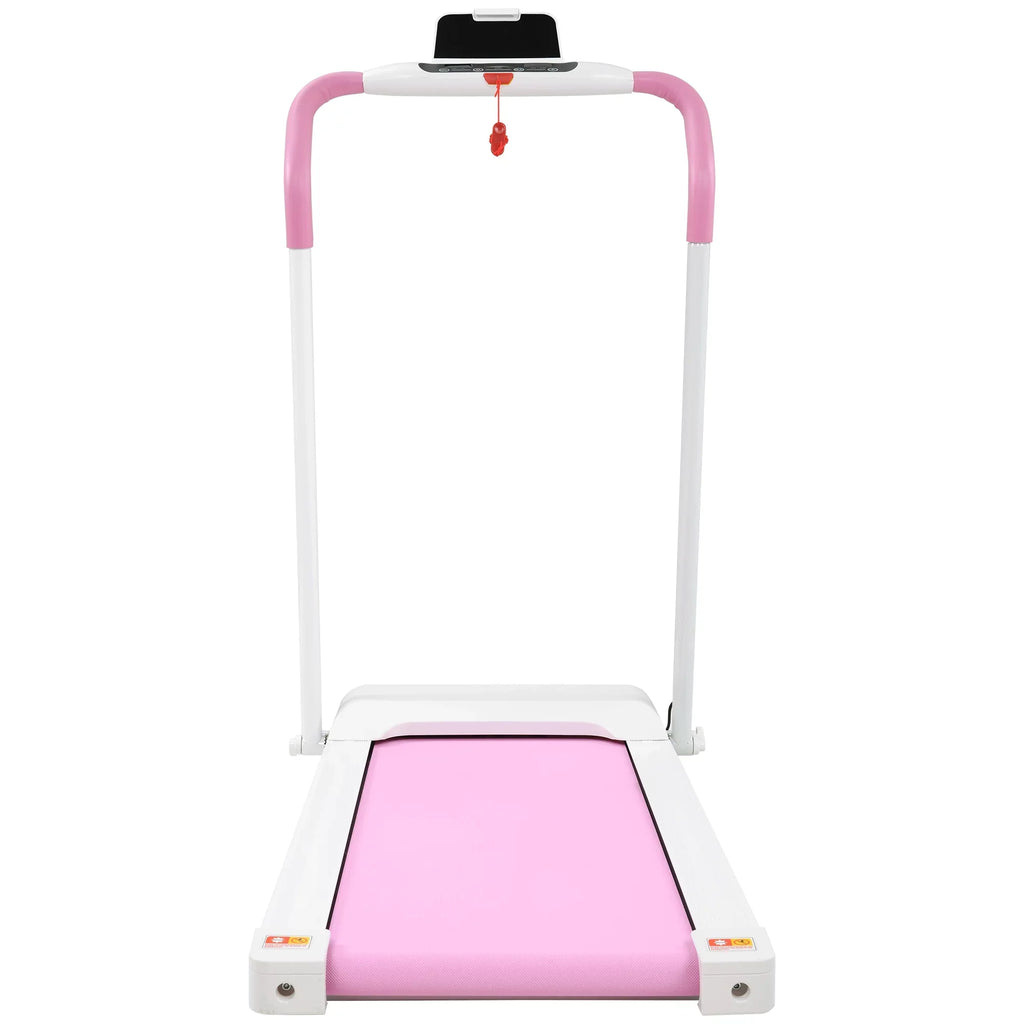 Motorized Exercise Walking, Electric Treadmill Treadmill Home Treadmill Fitness Machine White&Pi for Workout Running Gym Installation Compact Home Required, Portable No for Folding Treadmill