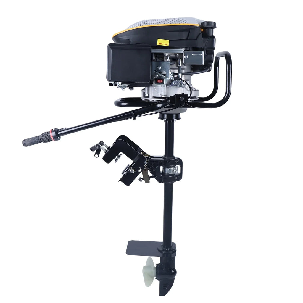 Outboard System Air Propeller Boat Cooling Engine,225CC Duty Boat Engine Outboard Motor YIYIBYUS 4.3KW Motor Heavy Stroke Outboard 4