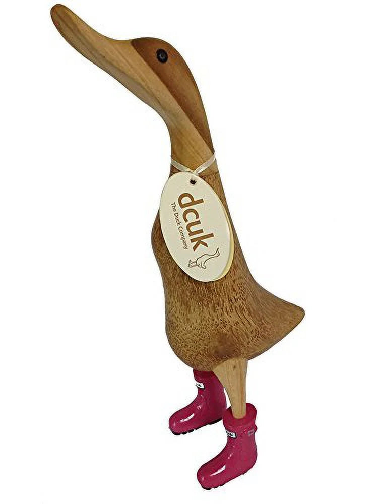 Ducklet - Duck Boots - The Welly Fuchsia - Company Solid Natural Large DCUK,