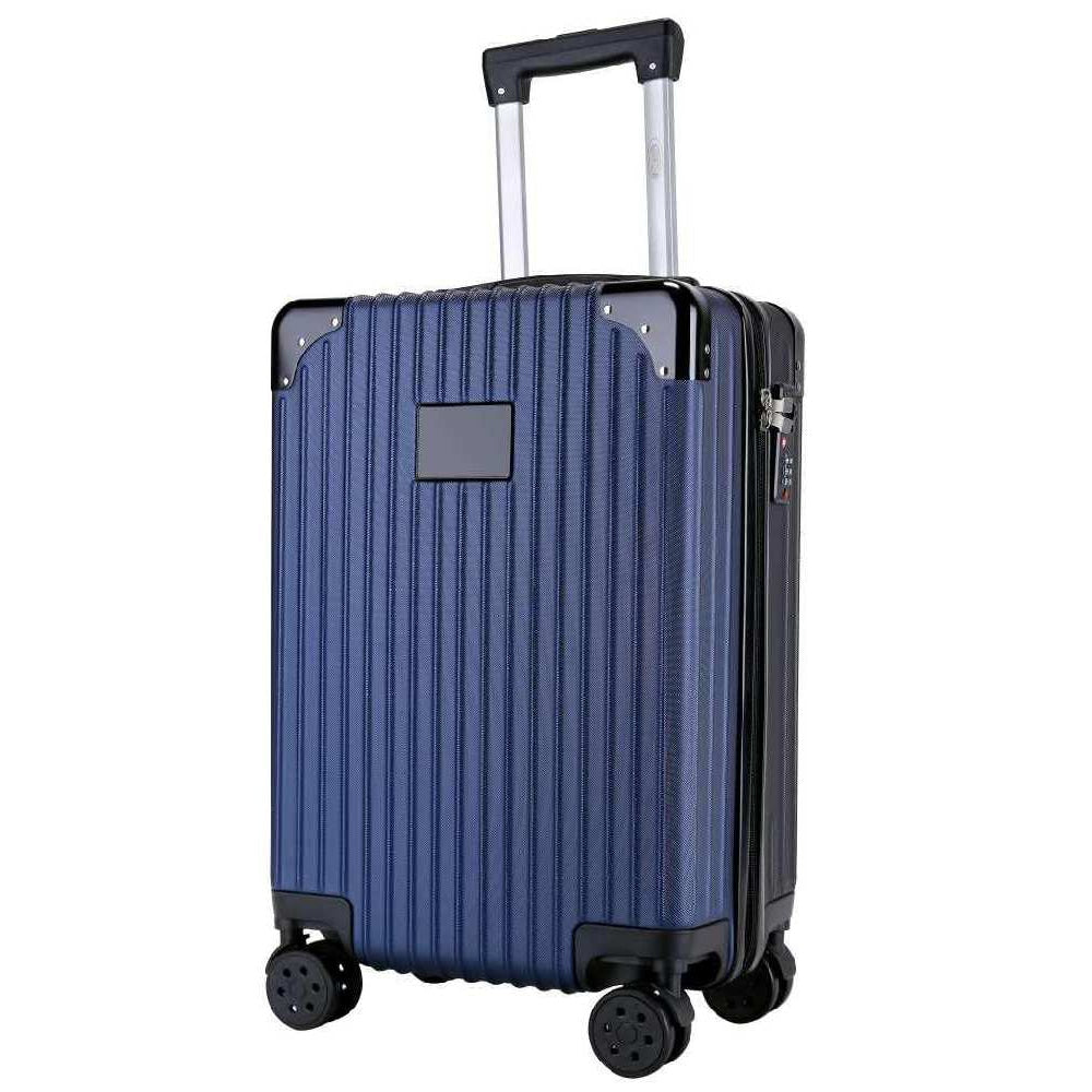 MOJO Premium Luggage 21'' Carry-On Navy Twins Hardcase Minnesota