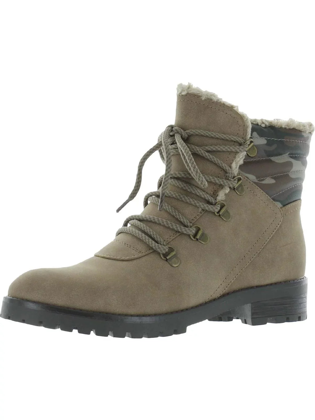 Faux Boots Baretraps Suede Dennison Hiking Womens Faux Fur
