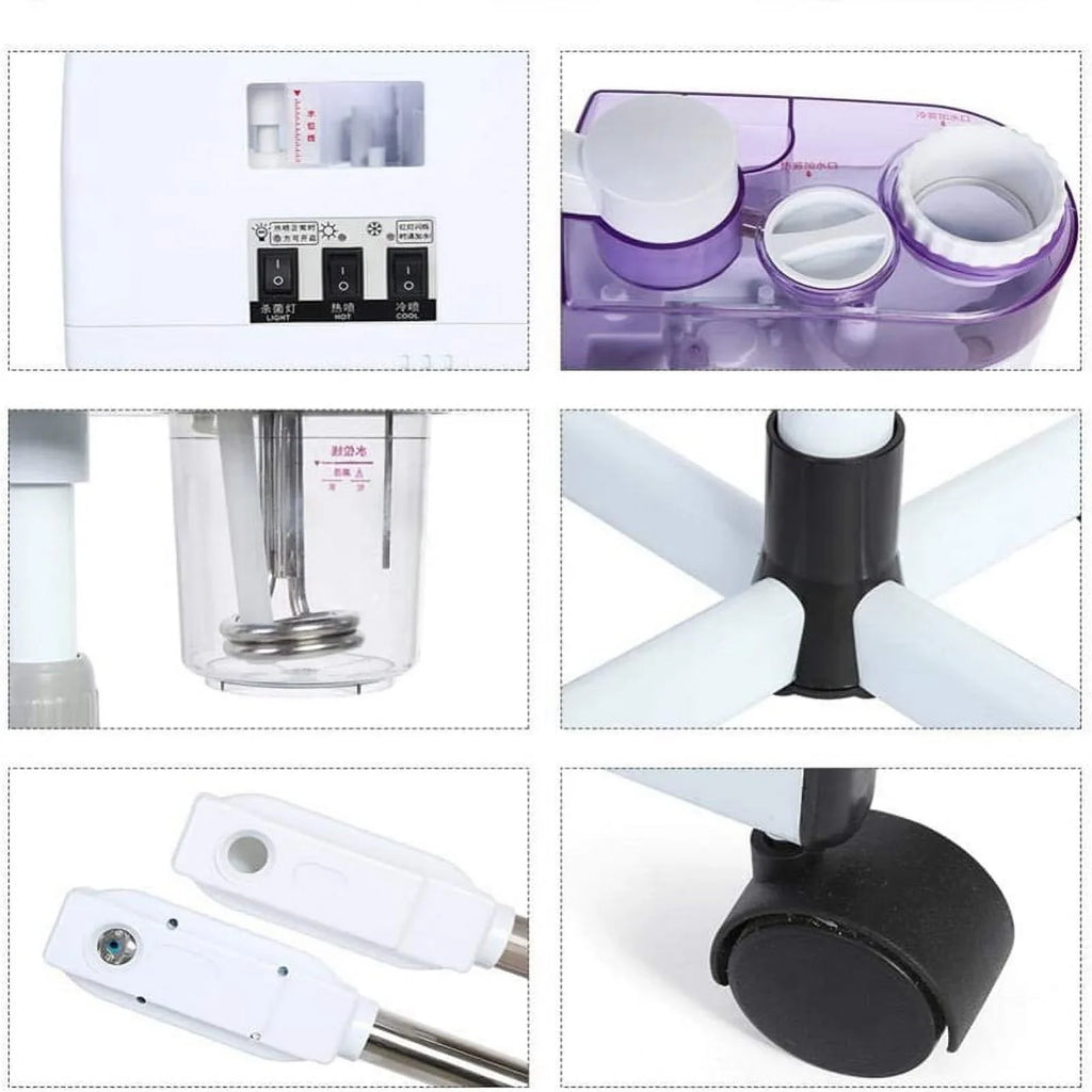 Care EU/US Machine 110/220V 2 Ozone Plug Device Beauty Ion Steaming Home Steamer Hot Spa Sparyer Facial Spray in 1 Skin Cold and