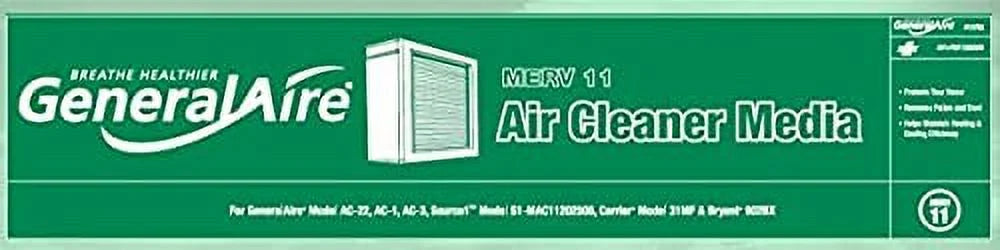 General GeneralAire 12758 filter 3-PACK Pleated Media SPECIAL