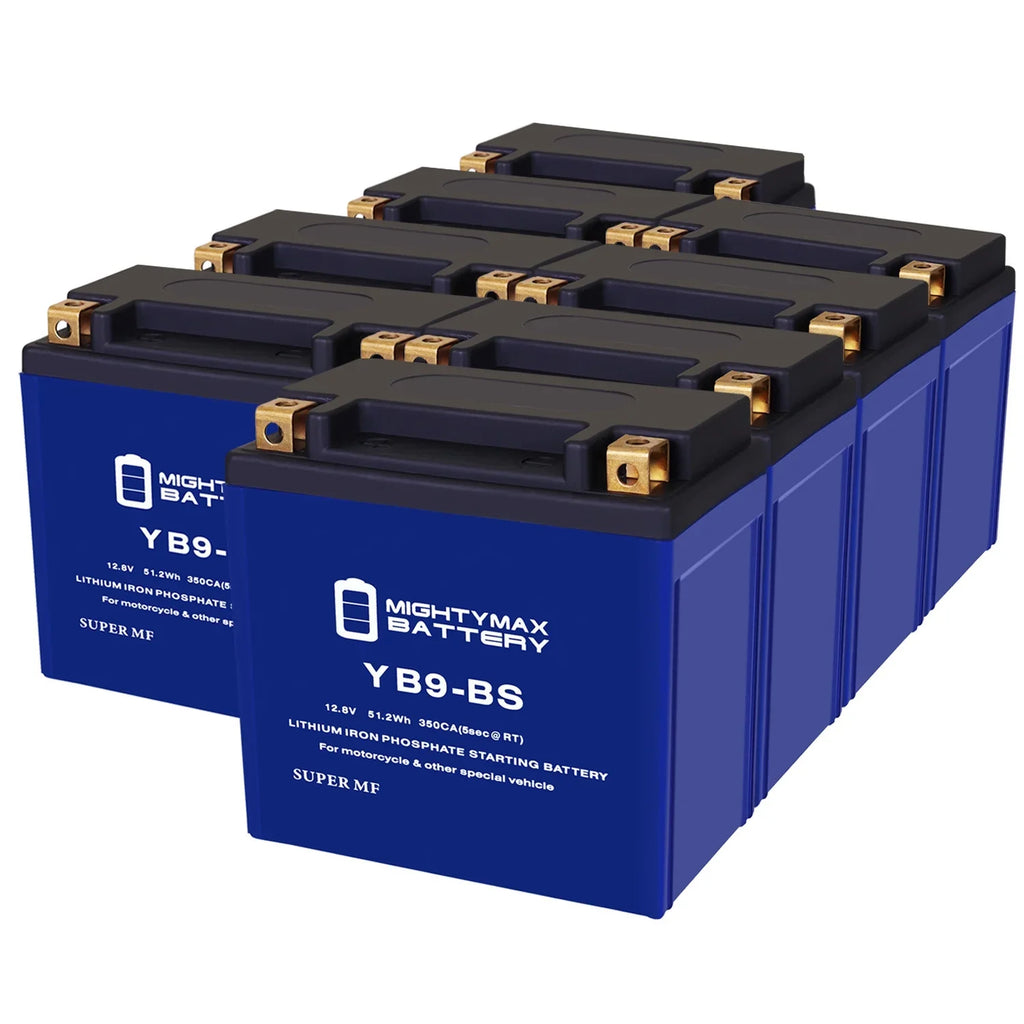 XR2 Lithium E-Starter Battery Pack Gilera Replacement 8 Compatible All with YB9-BS 125 Years -