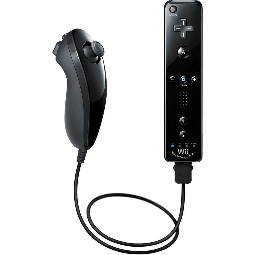 Jacket, Remote Bundle Bar U Plus Nunchuk & Sensor - Wii Nintendo and Black with Wii