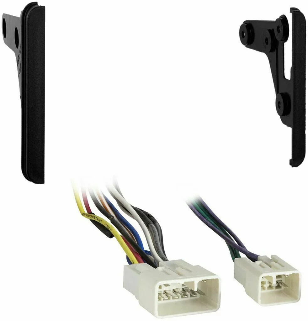 w/o Runner 03-09 Dash Kit Radio RDS Fits Double DIN Harness JBL - 4 Toyota
