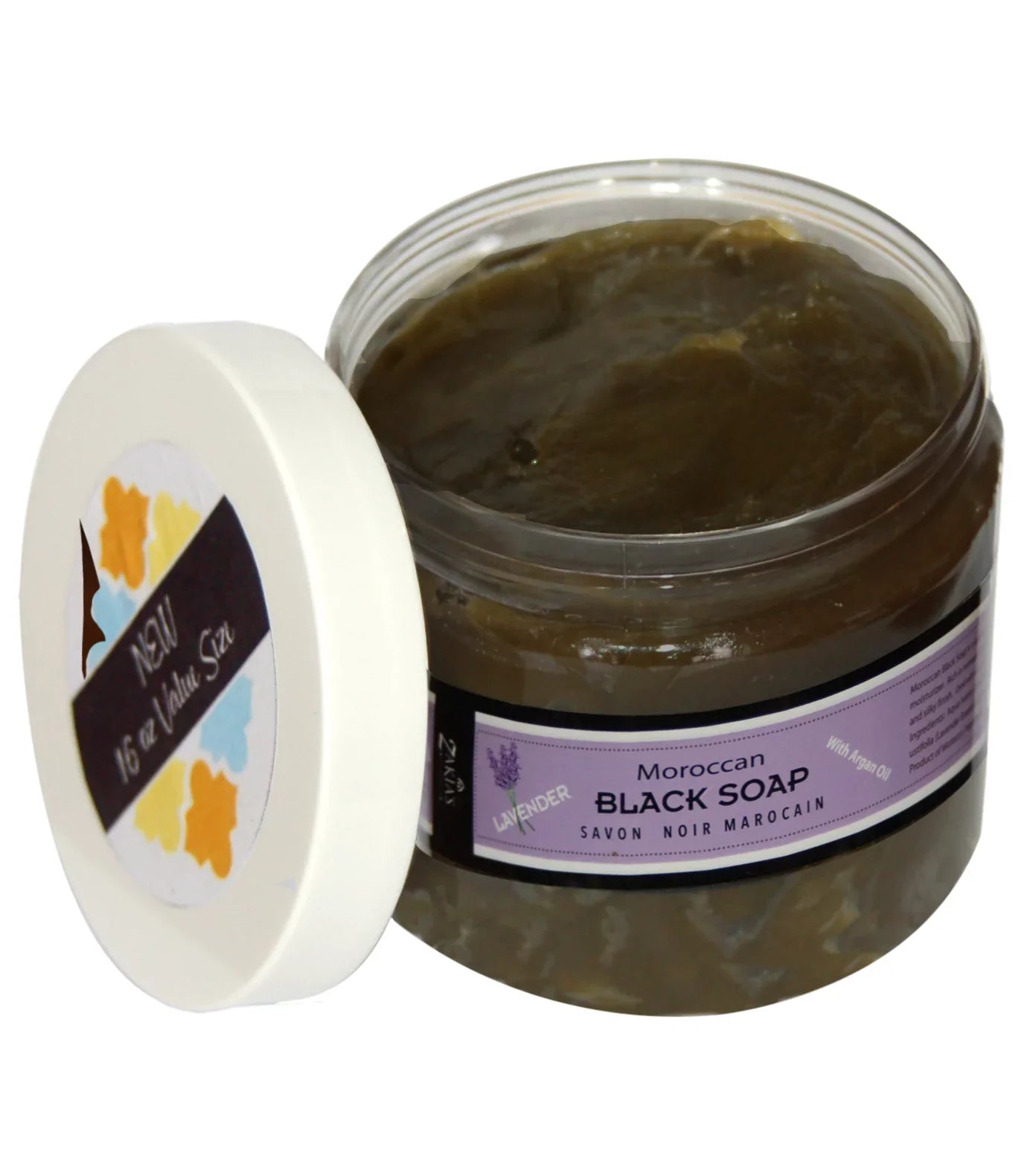 Black oz Beldi Soap - Moroccan -16 Lavender