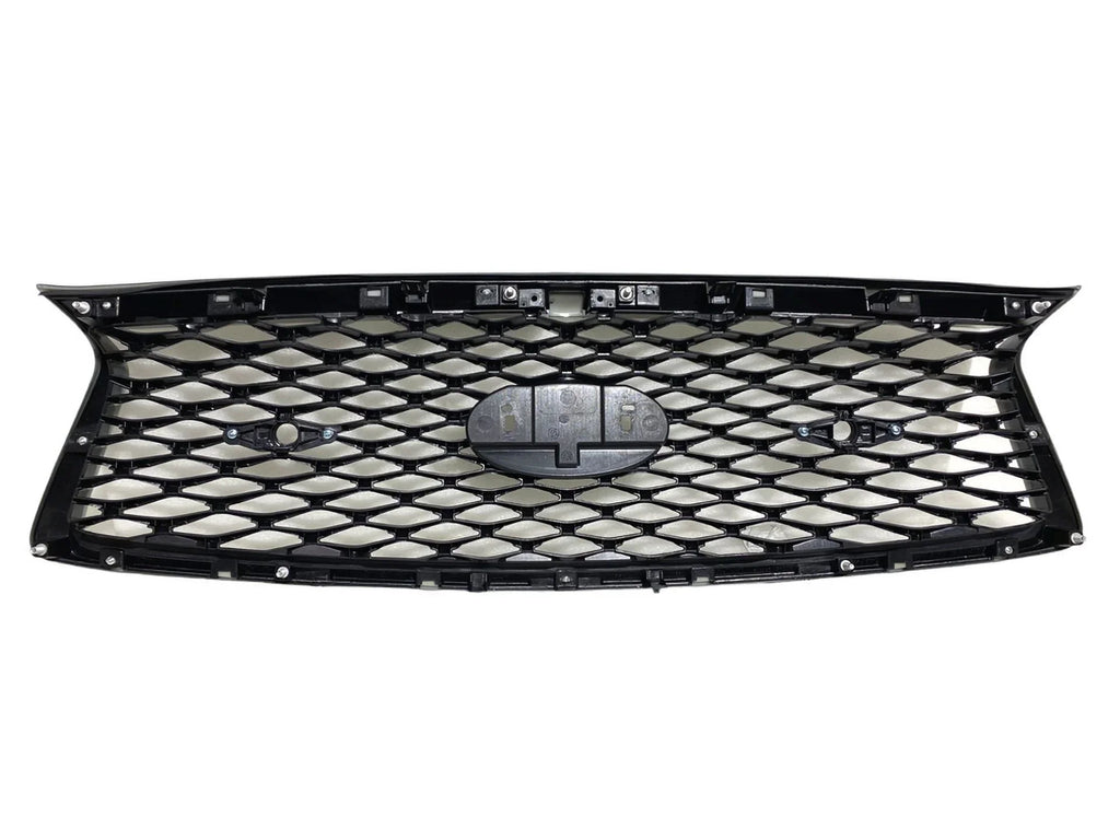 Bumper Camera Infiniti 2021 Front Grille Gloss 2018 2023 And Sensor 2022 With Sport With Q50 Holes 2019 Upper Option Compatible Q50s Black 2020