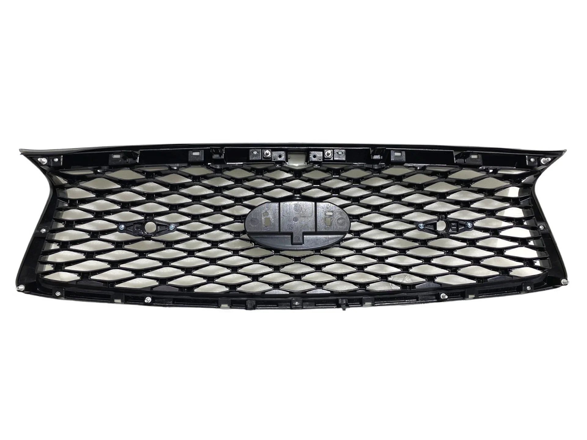 Bumper Camera Infiniti 2021 Front Grille Gloss 2018 2023 And Sensor 2022 With Sport With Q50 Holes 2019 Upper Option Compatible Q50s Black 2020