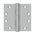 x 2BB Stainless Square in. Brushed Steel Hinge, 4.5 Stainless 4.5