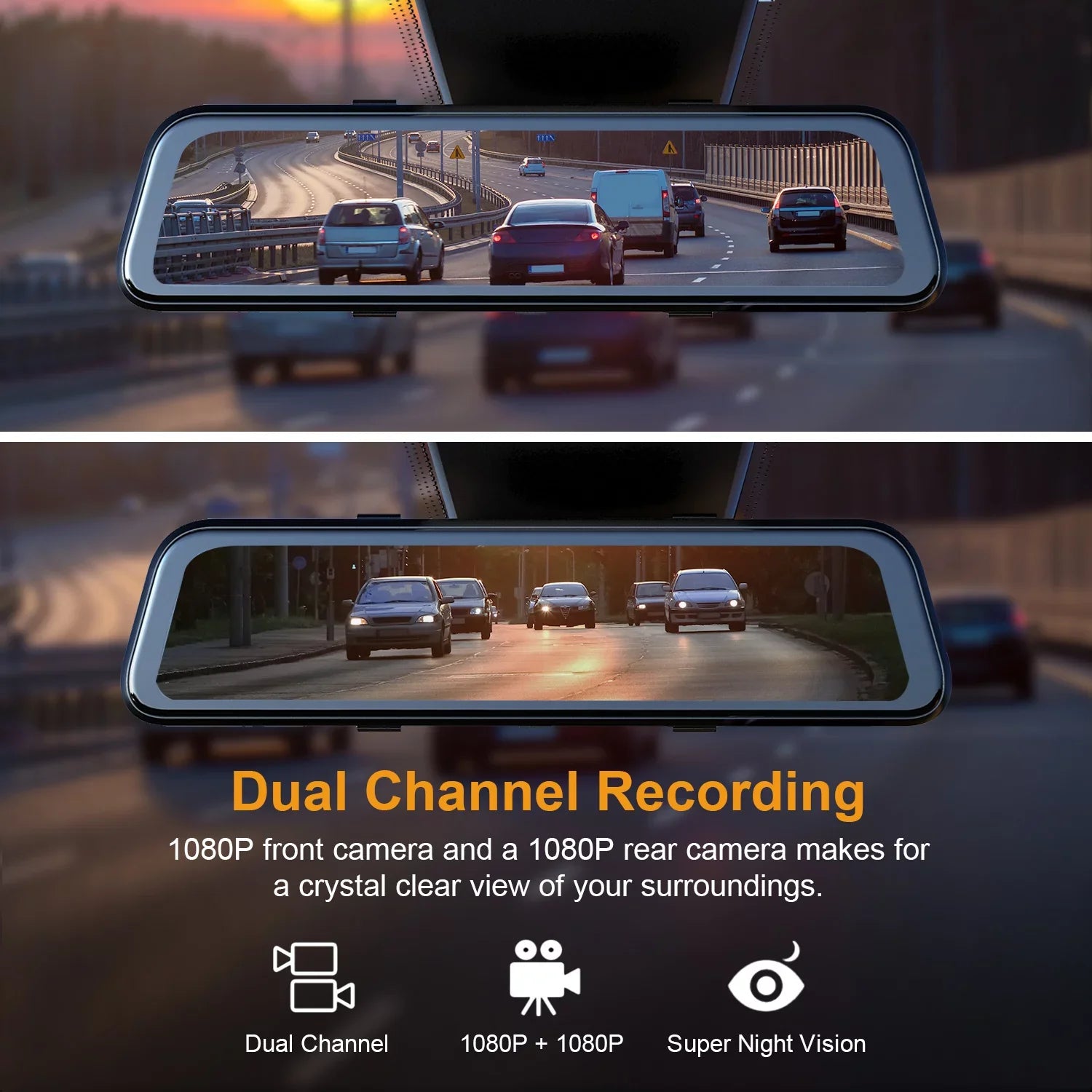 with M2 Smart Mirror Cam BSD Rexing ADAS Dash