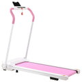 Motorized Exercise Walking, Electric Treadmill Treadmill Home Treadmill Fitness Machine White&Pi for Workout Running Gym Installation Compact Home Required, Portable No for Folding Treadmill