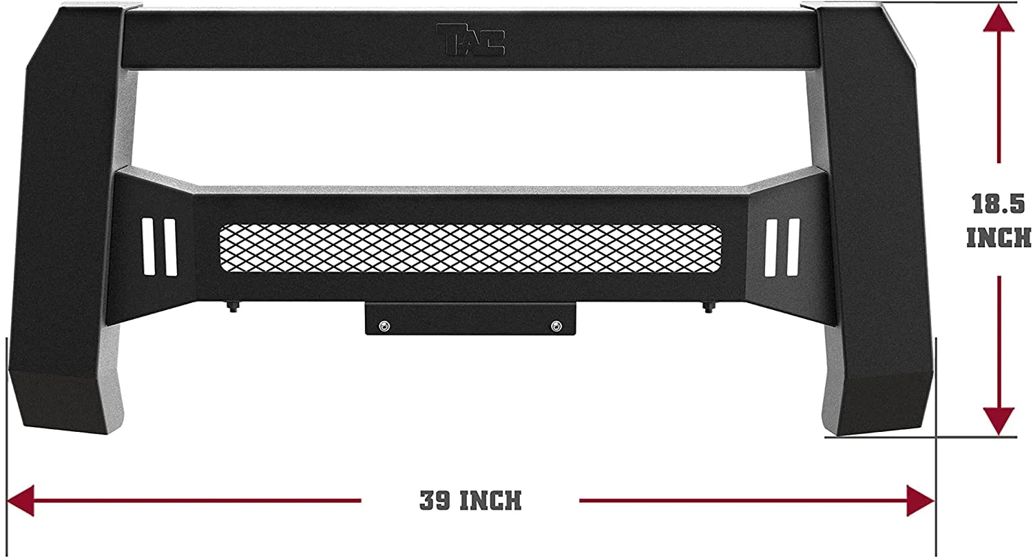 Modular Textured Mesh TAC 2005-2023 (Predator Version) Fine with Truck Pickup Tacoma Bull Toyota Bar Compatible Black