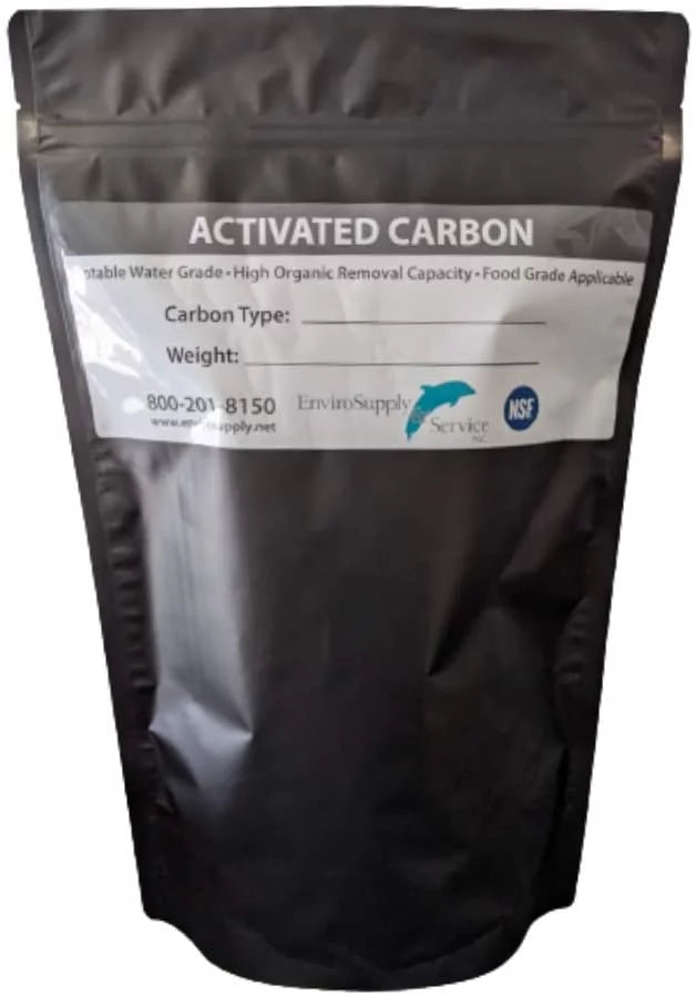 (Water Virgin Activated Filtration, Prewashed Shell Carbon Aquarium EnviroSupply Charcoal) 55 12x40 Coconut Pounds Resealable Cleaning Ultra - Pure