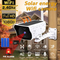 IP 1080P Surveillance Cameras, WiFi Camera, Camera Video Motion Powered, Wireless Solar Rechargeable Outdoor Waterproof, Security Energy Battery Powered Detection,