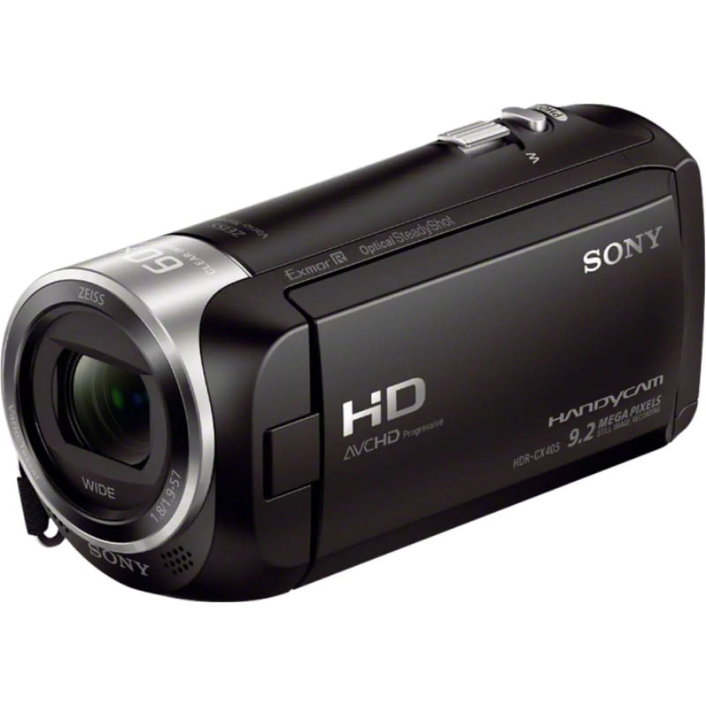 Sony MicroSDXC + HDR-CX405/B Camcorder 60p Ultra UHS-I Full + 64GB Card Pack + HD Bundle Accessory NP-BX1 Battery Memory