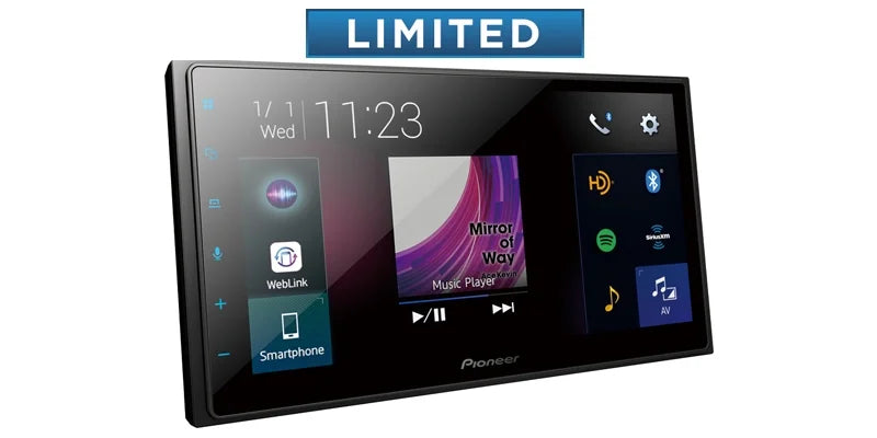 License Plate 6.8" Media + Receiver Backup Mechless Pioneer Camera DMH-2660NEX